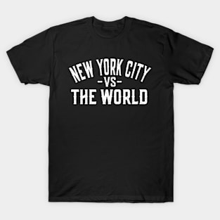 Represent Your NYC Pride with our 'New York City vs The World' T-Shirt